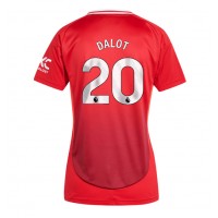 Zenski Nogometni Dres Manchester United Diogo Dalot #20 Domaci 2024-25 Kratak Rukav